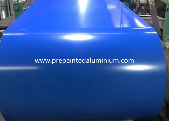 0.4mm 1250mm 3000 σειράς Αλουμινίου επικαλυμμένο μπλε ρολό που χρησιμοποιείται σε οροφή πάνελ