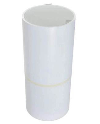 AA3105 14&quot;in X 50'feet Λευκό/Λευκό χρώμα Flshing Roll Προχρωματισμένο αλουμινένιο περιτύλιγμα περιτύλιξης που χρησιμοποιείται για την κατασκευή αλουμινένιου νεροχύτη