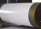 Σύνθετο 3003 Λευκό χρώμα Αλουμίνιο περιτύλιγμα Προστρωμένη λωρίδα αλουμινίου 300mm πλάτος 1,00mm πάχος Χρησιμοποιείται για downspout