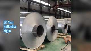 Ανθεκτικές οδικές πινακίδες 20 χρόνια ανακλαστικότητα