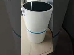 24in x 50 πόδια λευκό/λευκό χρώμα επίστρωση αλουμινίου κόλπο AA3105 H14 συσκευασία βίντεο