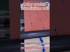 AA3003 H24 0,5MM πάχος 1000MM πλάτος χρώμα επικαλυμμένο αλουμίνιο περιτύλιγμα για διακόσμηση κτιρίων