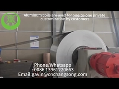 Προσαρμοσμένα για τον πελάτη αλουμινένια περιτυλίγματα