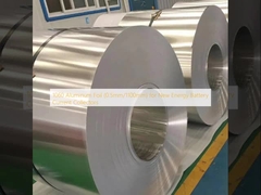 1060 φύλλο αλουμινίου (0,5 mm/1100 mm) για συλλέκτες ρεύματος μπαταριών νέας ενέργειας