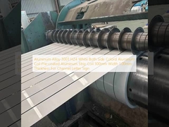 Κράμα αλουμινίου 3003 H24 λευκό και τα δύο πλευρικά πηνίο αλουμινίου Colord Aluminial Pre-Coated Allumire Strip Sript Πλάτος 300mm πάχους 1.00mm για το σημάδι καναλιού