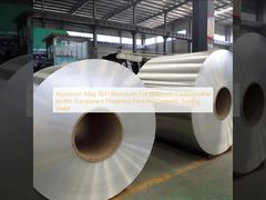 Αλουμινόχαρτο 8011 κράμα αλουμινίου (0,02 mm, προσαρμόσιμο πλάτος, διαφανές προστατευτικό φιλμ) για καλλυντικό φύλλο σφράγισης