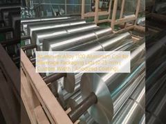 Πηνίο αλουμινίου από κράμα αλουμινίου 1100 για καπάκια συσκευασίας ποτών (0,25 mm | Προσαρμοσμένο πλάτος | Ανοδιωμένη επίστρωση)