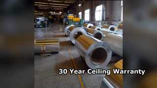 3003 Φύλλο οροφής αλουμινίου 30 χρόνια εγγύηση