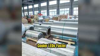 Λύση 1060 Πηνίο αλουμινίου LED Heat Sink