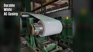 Πηνίο αλουμινίου για μονάδες AC Ανθεκτική λευκή επίστρωση