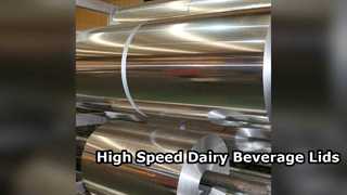 8011 Αλουμινόχαρτο Dairy Beverage Lids Seal Freshness