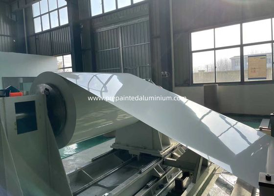 Ντυμένη σπείρα αργιλίου χαλκού 3005 H18 χρώμα για τη διαμόρφωση των κεραμιδιών υλικού κατασκευής σκεπής