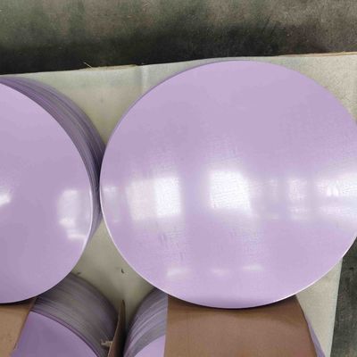 AA1060 H0 0,80mm παχιά Προχρωματισμένα δίσκοι αλουμινίου κύκλοι αλουμινίου όμορφη εικόνα για την κατασκευή δοχείων