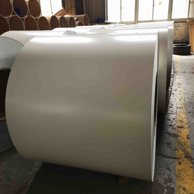 ASTM 0,0209 ίντσες πάχος 3003 H24 Υψηλή αντοχή Αλουμίνιο επικαλυμμένο με λευκό και πράσινο με PE/PVDF επικαλυμμένο