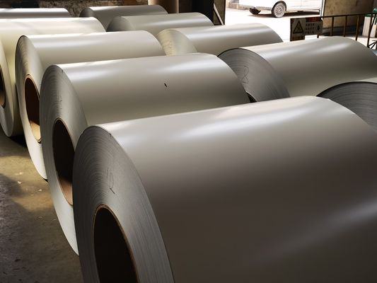 Σύνθεση 3105 Ral 7047 PVDF Επιχρισμός φύλλο αλουμινίου 24Gauge x 48' προχρωματισμένο αλουμινίου περιέλιγμα για την κατασκευή οροφής & προσόψεις
