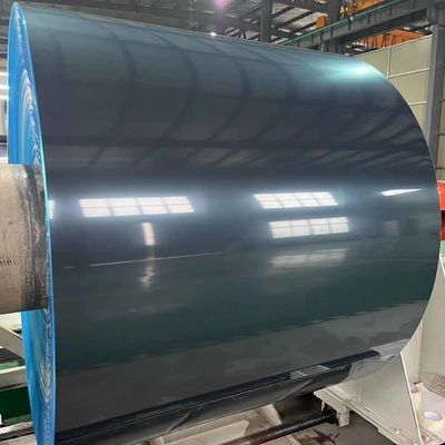 Σύνθετο 3003 Ral 7047 PVDF Λακαρισμένο φύλλο αλουμινίου 0,75 mm X 48 'Προχρωματισμένη περιτύλιξη αλουμινίου για τοίχο κουρτίνας