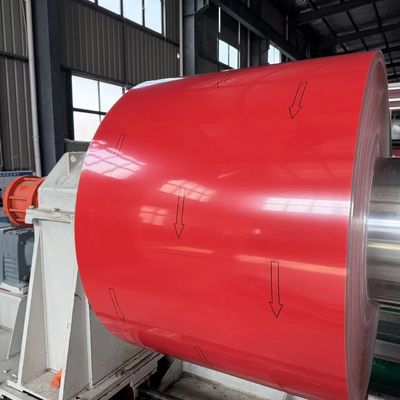 Σύνθετο 1060 1.0 mm χρωματικά επικαλυμμένο αλουμινίου περιτύλιγμα για διαφημιστικές πλακέτες