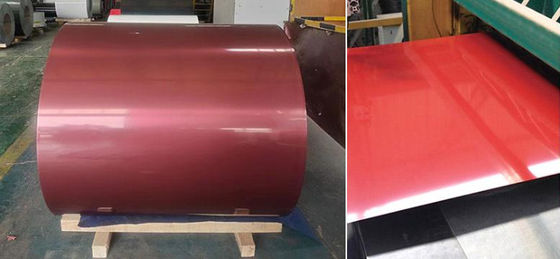 Α1060 0,5 mm-1000 mm Πολυχρωματική προσαρμοσμένη χρωματική επικάλυψη αλουμινίου
