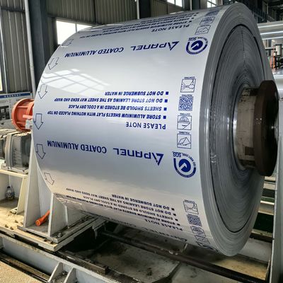 Προχρωματισμένη αλουμινένια περιστροφή PVDF 0,5 mm πάχος που χρησιμοποιείται για τα πάνελ στέγης