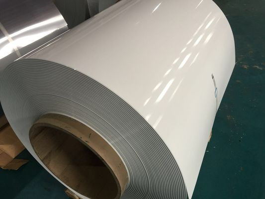 Κράμα 3105 H24 Temper 24 Gauge Πάχος Λευκό Χρώμα Ανάγλυφο Σοβάδικο Αλουμινίου Φύλλο για Εξωτερική Επένδυση Κτιρίων