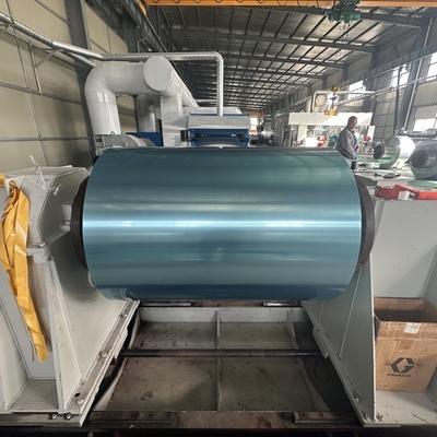 Alloy8011 H34 Τροφίμων Βαθμού κυλίνδρου επικάλυψης προ -ζωγραφισμένου αλουμινίου 0,22mm πηνίο για το κλείσιμο μετάλλων.