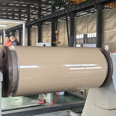 Κράμα αλουμινίου 3105 0.80mm Αρχιτεκτονικό προ-ζωγραφισμένο πηνίο αλουμινίου για την παραγωγή προσόψεως τοίχων για τοίχους κουρτίνας