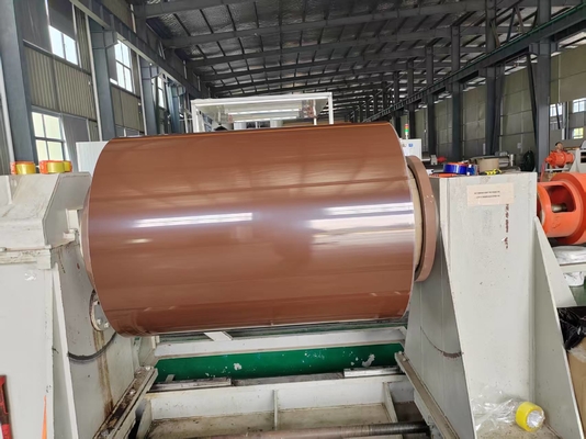Alloy 3003 PVDF Λάκατο φύλλο αλουμινίου πάχους 0,96mm x 48 '' Πλεονεκτήματα προ-ζωγραφισμένο πηνίο αλουμινίου για μεταλλικές εμπορικές στέγες