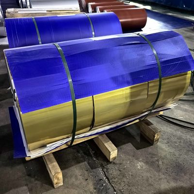 Έγχρωμο φύλλο αλουμινίου για σύστημα στέγης (κράμα AA1050/1060/1100, πάχος 0,11mm)