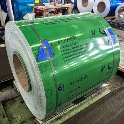 Σύνθεση 3003 0,7 mm Προχρωματισμένη περιτύλιξη αλουμινίου για ταχυδρομικά κουτιά