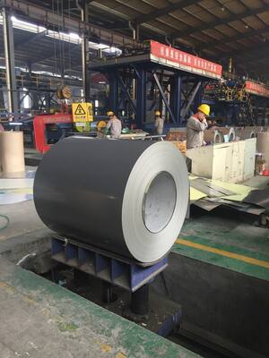 Προβαμμένο φύλλο αλουμινίου για στέγες κράματος 3105 με βαφή PPG Kynar PVDF Ματ Γκρι Ral 7046 Χρώμα σε ρολό πάχους 0,05 ίντσες και πλάτους 49 ίντσες