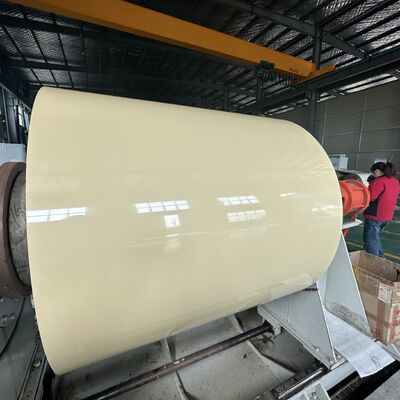 Προβαμμένο πηνίο αλουμινίου ανθεκτικό στη διάβρωση πάχους 0,5-1,0mm σε προσαρμοσμένα χρώματα για κυματοειδή φύλλα στέγης