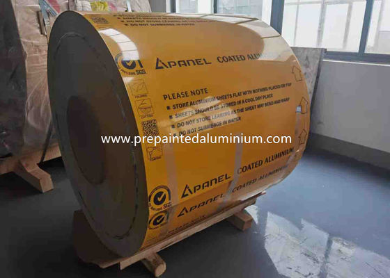 MTC πλάτος 2490mm προβερνικωμένο επίστρωμα επιφάνειας σπειρών PVDF αργιλίου